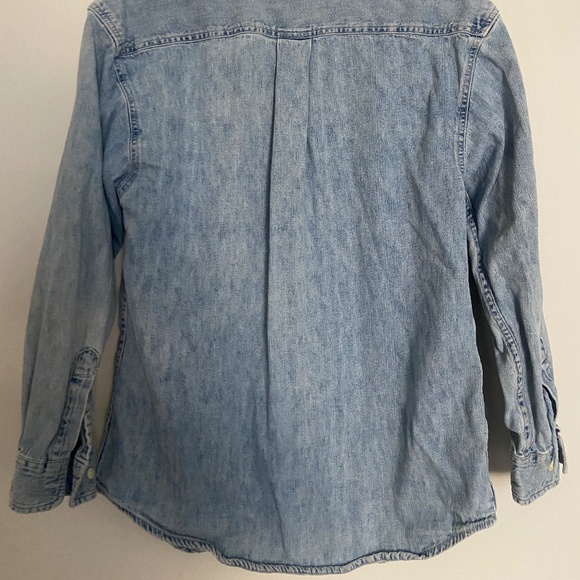 Great Condition Vintage Limited Jeans Women's Chambray Denim Button Down Shirt M - Picture 3 of 7